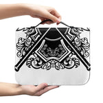 Lacrosse Sticks And Ornate Wing Print Leather Bible Cover