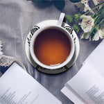 Lacrosse Sticks And Ornate Wing Print Leather Coaster Set