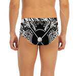 Lacrosse Sticks And Ornate Wing Print Men's Briefs