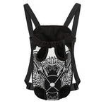 Lacrosse Sticks And Ornate Wing Print Pet Carrier Backpack