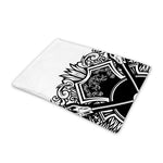 Lacrosse Sticks And Ornate Wing Print Pet Cooling Mat Cover