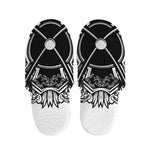 Lacrosse Sticks And Ornate Wing Print Slippers