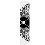 Lacrosse Sticks And Ornate Wing Print Table Runner