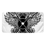 Lacrosse Sticks And Ornate Wing Print Towel