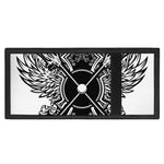 Lacrosse Sticks And Ornate Wing Print Trifold Wallet