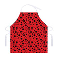 Ladybug Spots Pattern Print Adjustable Apron