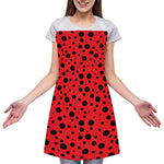 Ladybug Spots Pattern Print Adjustable Apron