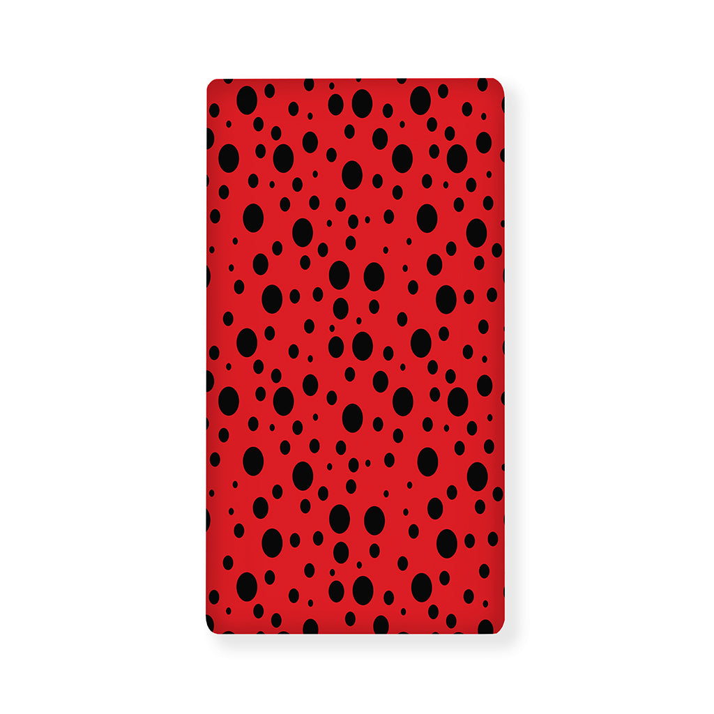 Ladybug Spots Pattern Print Baby Crib Sheet