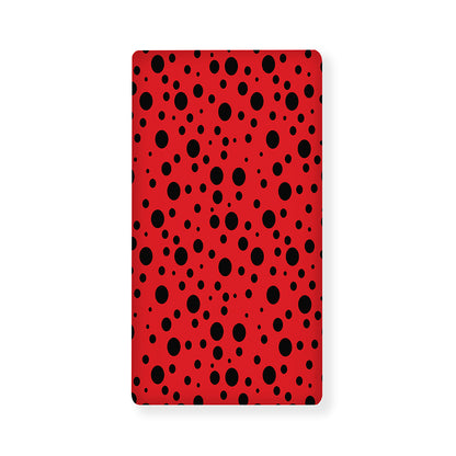 Ladybug Spots Pattern Print Baby Crib Sheet