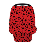 Ladybug Spots Pattern Print Baby Seat Cover