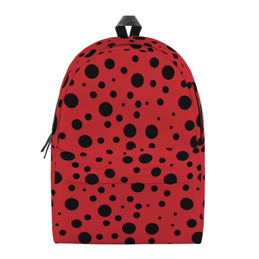 Ladybug Spots Pattern Print Backpack