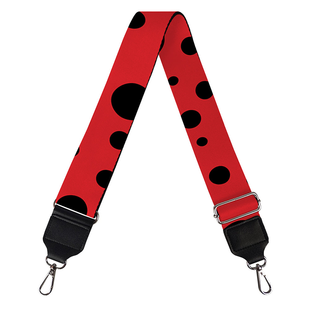 Ladybug Spots Pattern Print Bag Strap