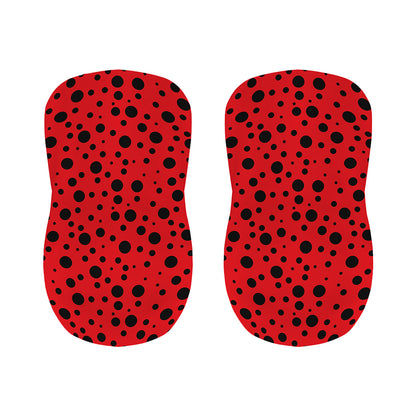 Ladybug Spots Pattern Print Bar Stool Covers