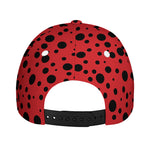 Ladybug Spots Pattern Print Baseball Cap