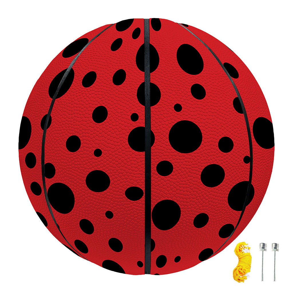 Ladybug Spots Pattern Print Basketball
