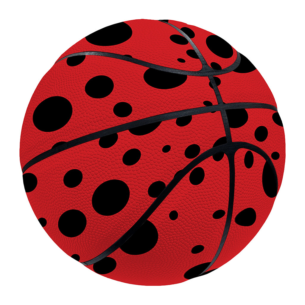 Ladybug Spots Pattern Print Basketball