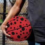 Ladybug Spots Pattern Print Basketball