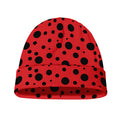 Ladybug Spots Pattern Print Beanie