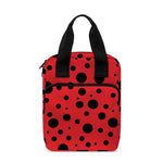 Ladybug Spots Pattern Print Bible Tote Bag