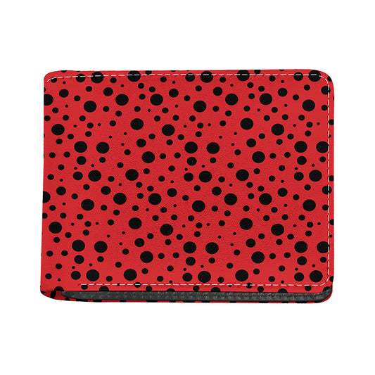 Ladybug Spots Pattern Print Bifold Wallet
