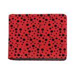 Ladybug Spots Pattern Print Bifold Wallet