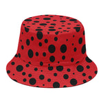 Ladybug Spots Pattern Print Bucket Hat