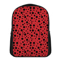 Ladybug Spots Pattern Print Casual Backpack