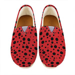 Ladybug Spots Pattern Print Casual Shoes