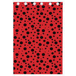Ladybug Spots Pattern Print Curtain