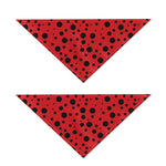 Ladybug Spots Pattern Print Dog Bandana
