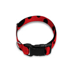 Ladybug Spots Pattern Print Dog Collar