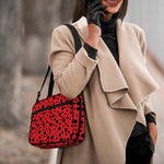 Ladybug Spots Pattern Print Double Strap Bible Bag
