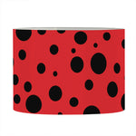 Ladybug Spots Pattern Print Drum Lamp Shade