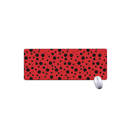 Ladybug Spots Pattern Print Extended Mouse Pad