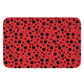 Ladybug Spots Pattern Print Indoor Door Mat