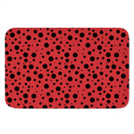 Ladybug Spots Pattern Print Indoor Door Mat