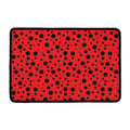 Ladybug Spots Pattern Print Kitchen Mat