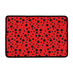 Ladybug Spots Pattern Print Kitchen Mat