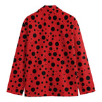 Ladybug Spots Pattern Print Men's Blazer