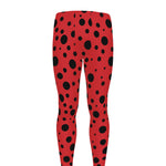 Ladybug Spots Pattern Print Men's leggings