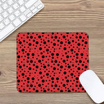 Ladybug Spots Pattern Print Mouse Pad