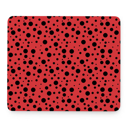 Ladybug Spots Pattern Print Mouse Pad