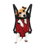 Ladybug Spots Pattern Print Pet Carrier Backpack