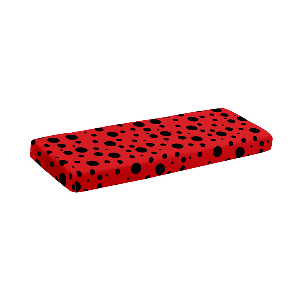 Ladybug Spots Pattern Print Piano Keyboard Cover