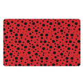 Ladybug Spots Pattern Print Polyester Doormat