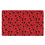 Ladybug Spots Pattern Print Polyester Doormat