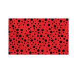 Ladybug Spots Pattern Print Polyester Flag