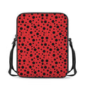 Ladybug Spots Pattern Print Rectangular Crossbody Bag