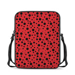 Ladybug Spots Pattern Print Rectangular Crossbody Bag