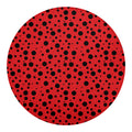 Ladybug Spots Pattern Print Round Blanket